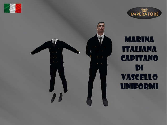 Second Life Marketplace - MARINA MILITARE CAPITANO DI VASCELLO UNIFORMI